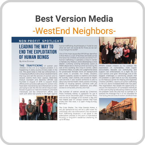 WestEnd Neighbors June Issue Featuring RPOR
