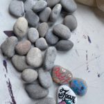 Painted rocks for The Hard Road Challenge 2021