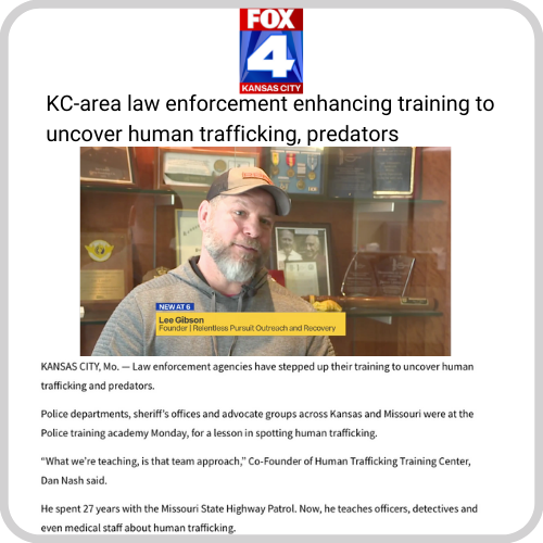 KC-area law enforcement enhancing training to uncover human trafficking, predators
